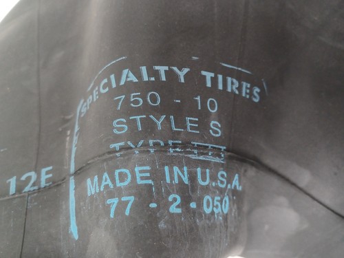 New Specialty Tires Aircraft Tube 7.50-10, p/n XA1AL, Type III, Style S - Picture 7 of 9