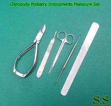 Chiropody Podiatry Instruments Manicure Set Pedicure Set Nail File Nail BTS-168