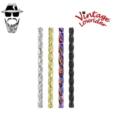 ORIGINAL Vintage Lowrider Bicycle All Twisted 22.2mm Seatpost Seat Post 350mm.