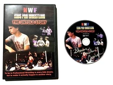 NWF Kids Pro Wrestling: The Untold Story RARE AUTOGRAPHED DVD Crusher Crossen