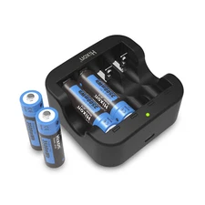 1.5V USB Rechargeable AA Lithium Batteries 3500mWh Li-ion Battery With Charger