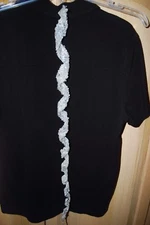 Regency White Silver Glitter Icicle Spiral Christmas Glass Tear Drop End 32" 