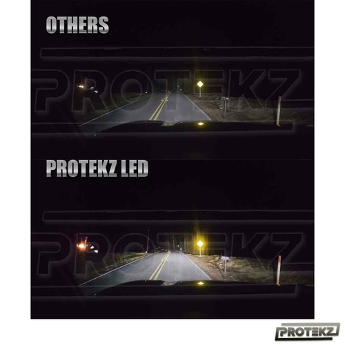 LED Headlight Protekz Kit High 9005 6000K Bulbs for 1999-2005 Pontiac BONNEVILLE - Picture 3 of 12