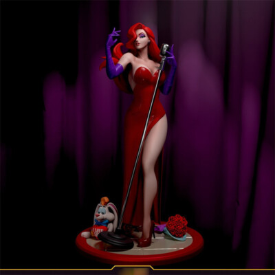 JESSICA RABBIT 3D print figure 1/8 1/6 1/4 Model Kit Unpainted