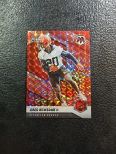 2021 Panini Mosaic Rookies Mosaic Red Prizm Greg Newsome II #346 Rookie RC