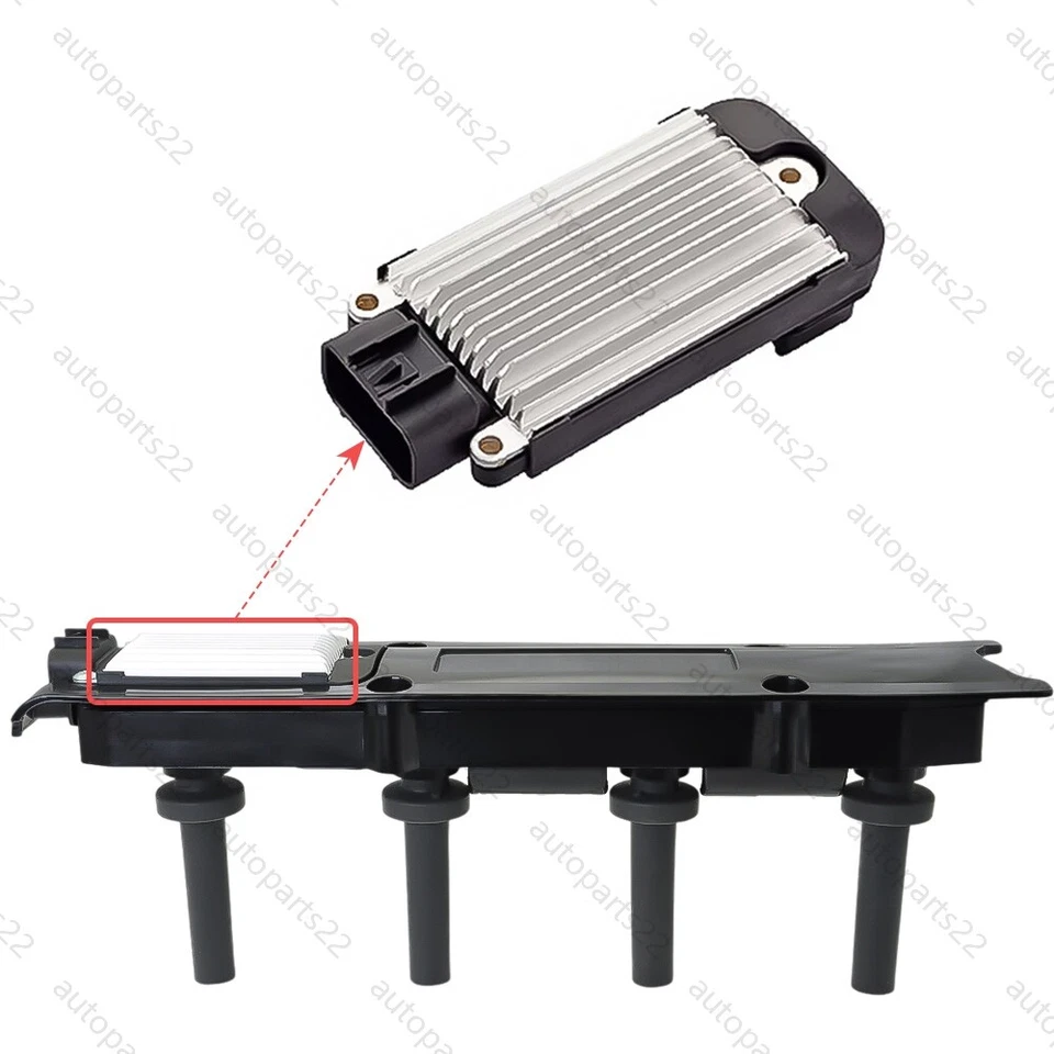 Ignition Coil &Spark plug and Ignition Module LX981 For Saturn Chevrolet Pontiac - Image 2 of 4