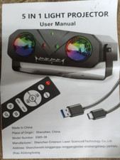 New 5 in 1 Light Projector with Remote Free US shipping