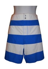 Stafford Prep Mens Swim Trunks Cobalt White XXL NWT