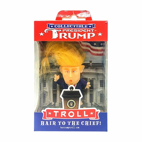 PRESIDENT DONALD TRUMP COLLECTIBLE TROLL DOLLS MAKE AMERICA GREAT AGAIN FIGURE - Picture 3 of 8
