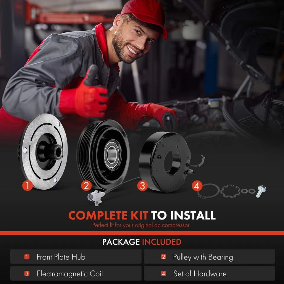 Kit embrague compresor aire acondicionado para Lexus ES300 1994-1998 Toyota Avalon Camry V6 3,0 L Foto 2 de 4