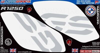 BMW R1250GS 2018 2019 2020 Rallye Motorcycle Knee Pad Tank Protector ...