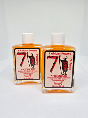 SIETE POTENCIAS AFRICANAS PERFUME / 7 AFRICAN POWERS CONTRA DAÑO MAL ENVIDIA 1PC
