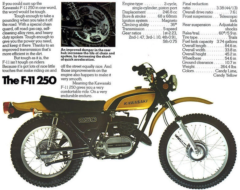 KIT DE REPARACIÓN DE CARBURADOR KAWASAKI F11 250 ENDURO KEYSTER CARBURADOR RECONSTRUCCIÓN 1973-1975 Foto 3 de 4