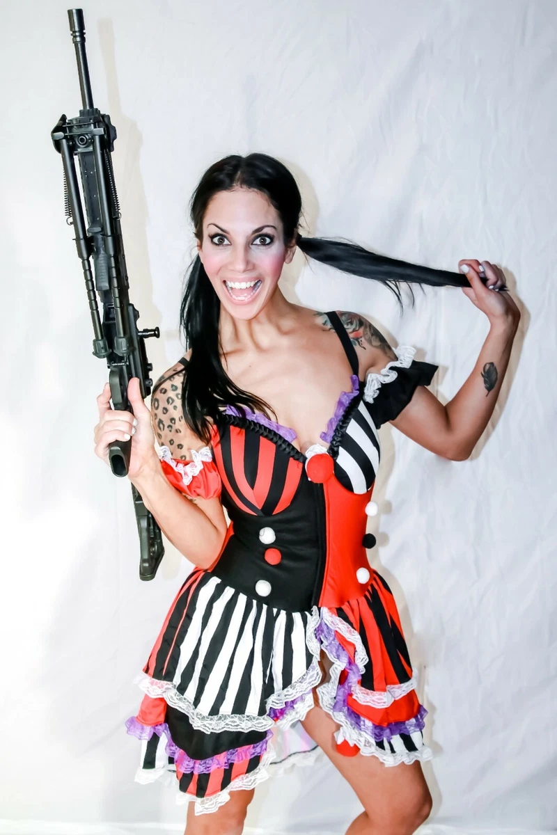 Batman Arkham Asylum City Knight Harley Quinn Dress Cosplay