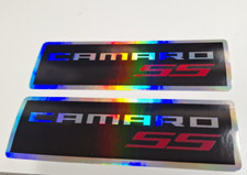 Camaro Ss Holographic Sticker Set Of 2