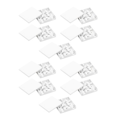 10Pcs 2 Ports SC Fiber Optics Optical Termination Distribution Protection Box P
