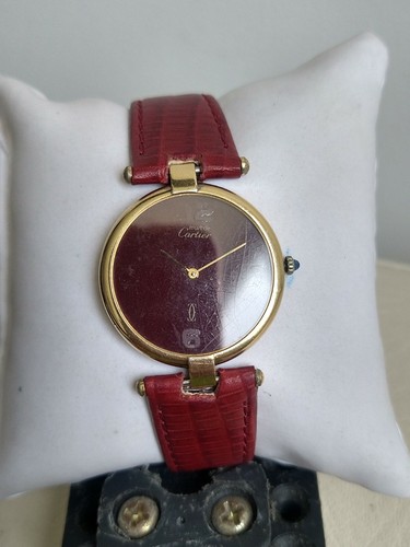MUST DE CARTIER PARIS VERMEIL QUARTZ 