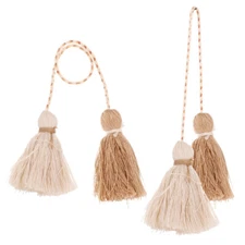 2pcs Decorative Tassel Diy Curtain Double End Tassels For Crafts Accessories