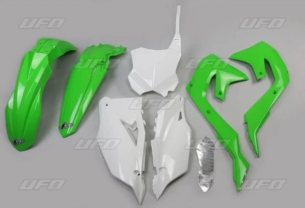 Kit plastique UFO motocross Kawasaki KX-F 450 2019 - 2022 vert origine - Photo 1/1
