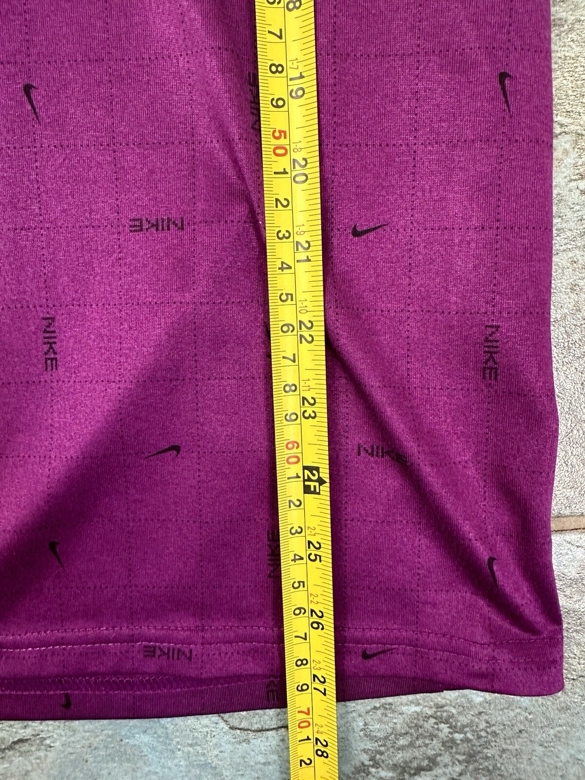 Nike Tee Mens Small Purple Short Sleeve Crew Dri-Fit Training Running T Shirt thumbnail 7