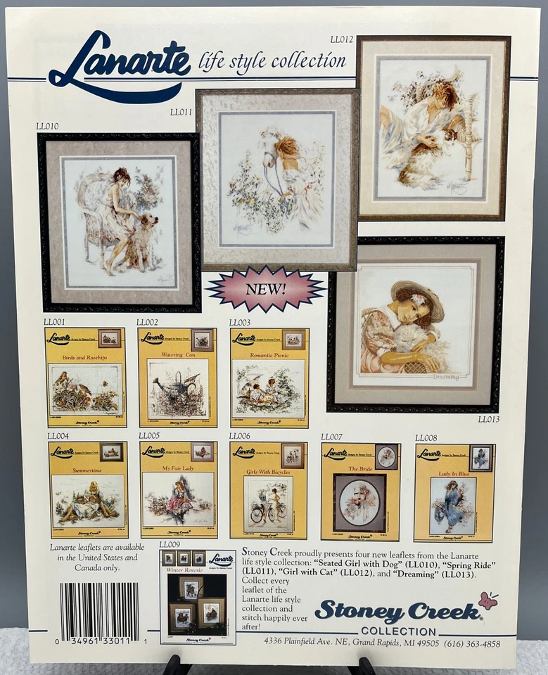 Folleto con patrón de punto de cruz Lanarte Spring Ride Foto 4 de 4