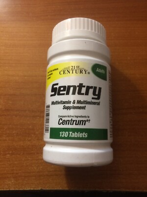 Sentry Multivitamin and Multimineral Supplement...BRAND NEW...130 Tablets...