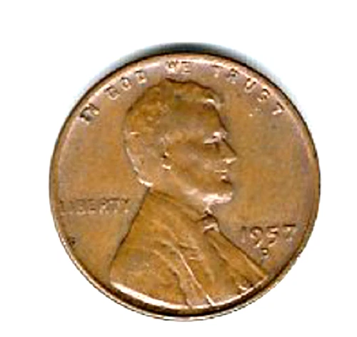 U.S. Lincoln Wheat Cent...1957D