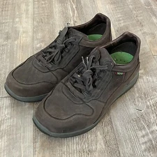 SANO by Mephisto Sneakers Mens Size 7 Lace-Up Walking Shoes Brown Leather