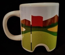 EUC Kikkerland Coffee Mug w/Bottom Groove for Mini Golf Putting-Holds 10 oz.