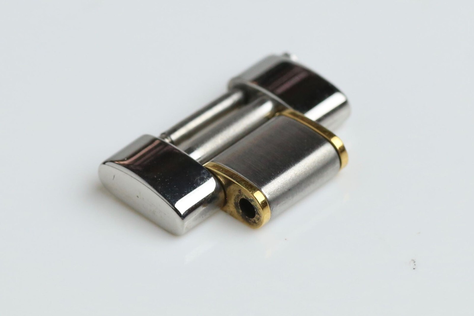 Cartier Must 21 Steel Gold Watch Bracelet Link 16mm Luxury Timepiece-image