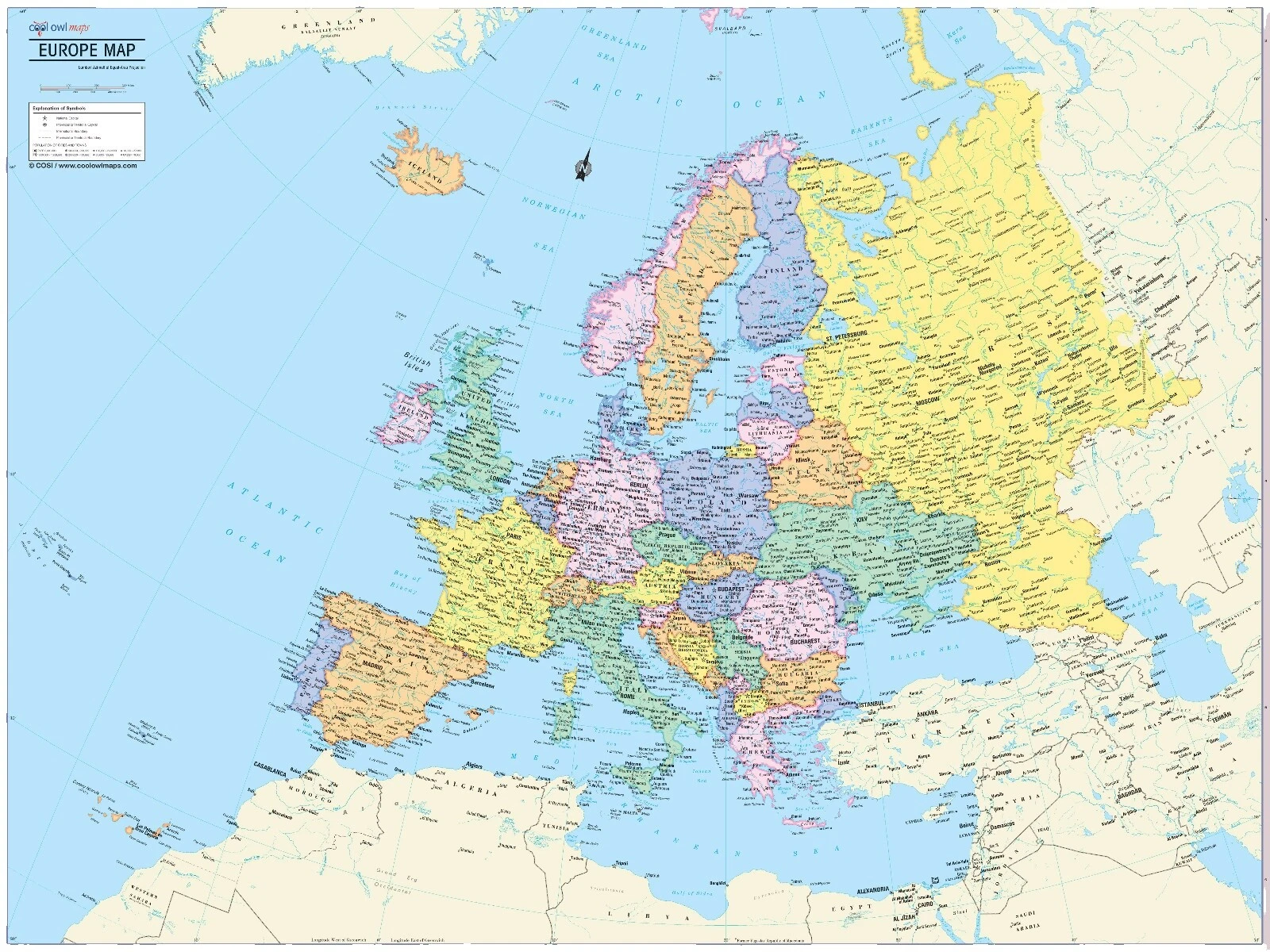 Europe Original Home Décor Posters