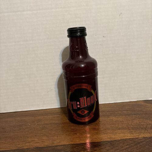 HBO True Blood O-Positive Tru Blood Orange Vampire Drink Glass Bottle New Sealed