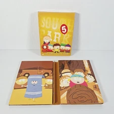 South Park: The Complete Fifth Season 3 Disc Set (2004, DVD Box Set) Tested 