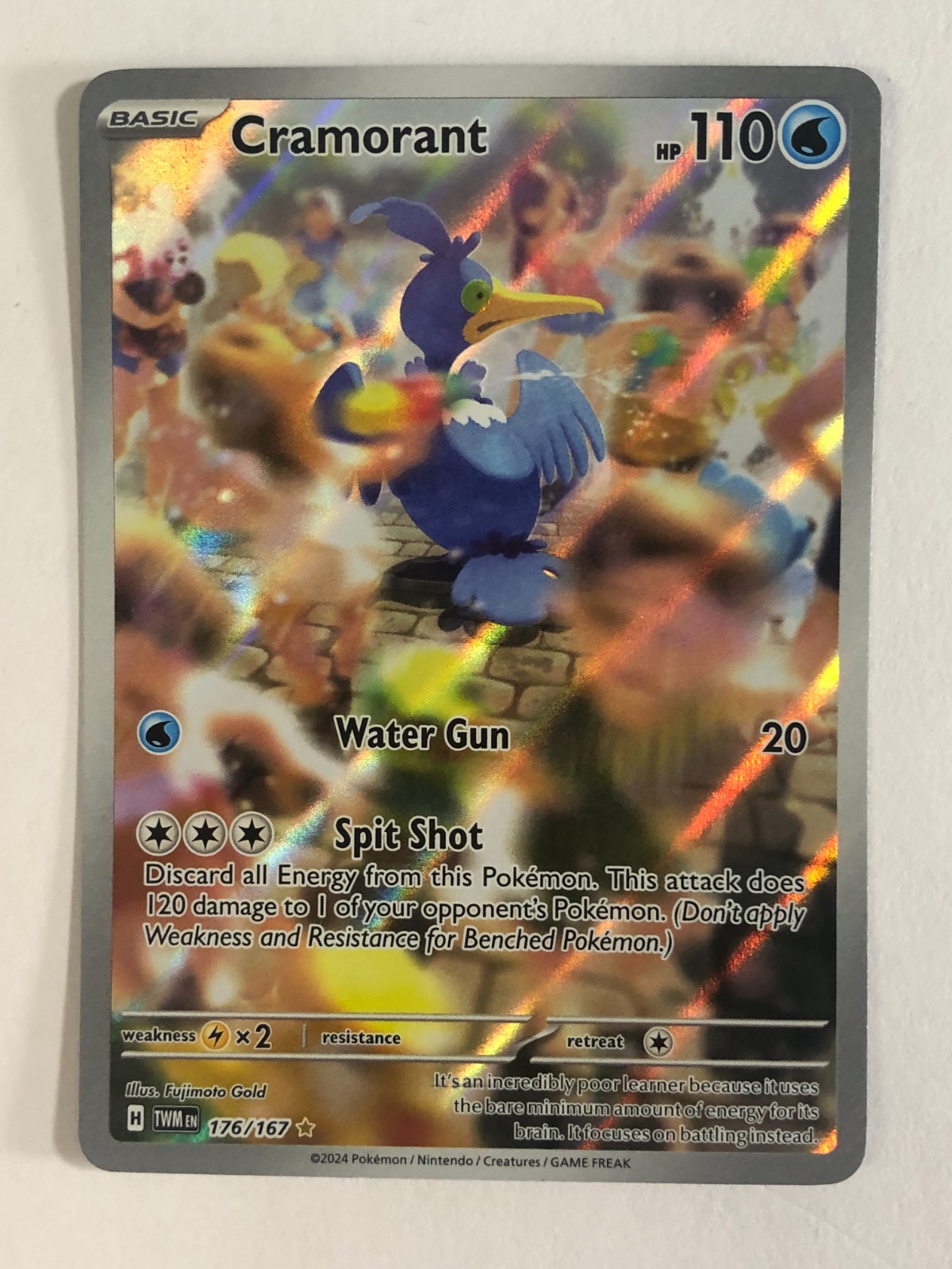 Pokemon TCG Twilight Masquerade Cramorant 176/167 Near Mint