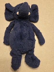 Jellycat Plush 12" Bashful Elephant Blue