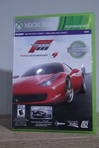 Forza Motorsport 4 (Xbox 360, Platinum Hits edition) Complete in Box