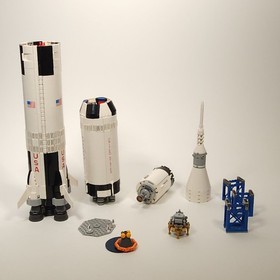 LEGO Ideas 21309 NASA Apollo Saturn V Build Complete 1 Alternate Piece No Manual