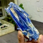138G Rare!! Natural beautiful Blue KYANITE with Quartz Crystal Specimen Rough