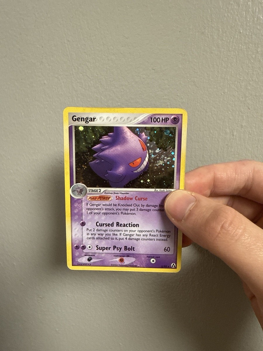 Gengar 5/92 Legend Maker Holo Ultra Rare Pokemon TCG Nintendo MP