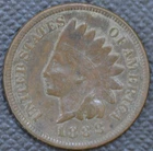 1888 VF  Corroded   Indian Head Cent