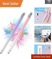 Versatile 2-Pack Stylus Pens for Touchscreens - Superior Precision  Protection