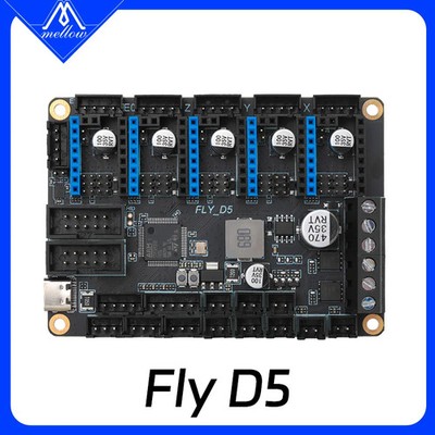 Mellow FLY D5 32-Bit 3D Printer Motherboard Klipper TMC2209 Ender 3/5 Voron