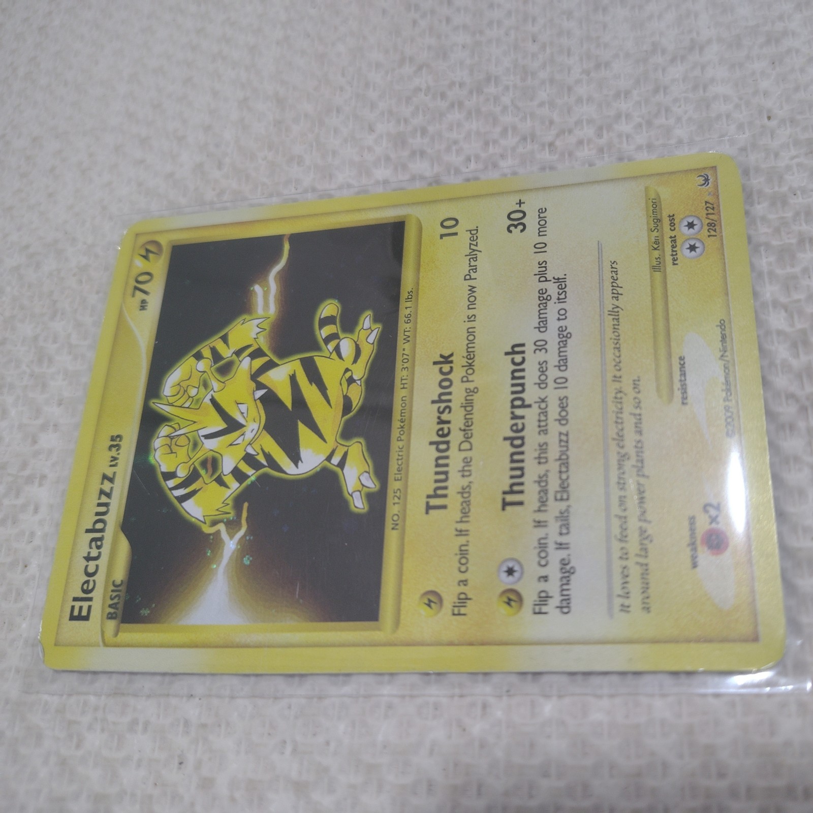 Electabuzz 128/127 Platinum Holo