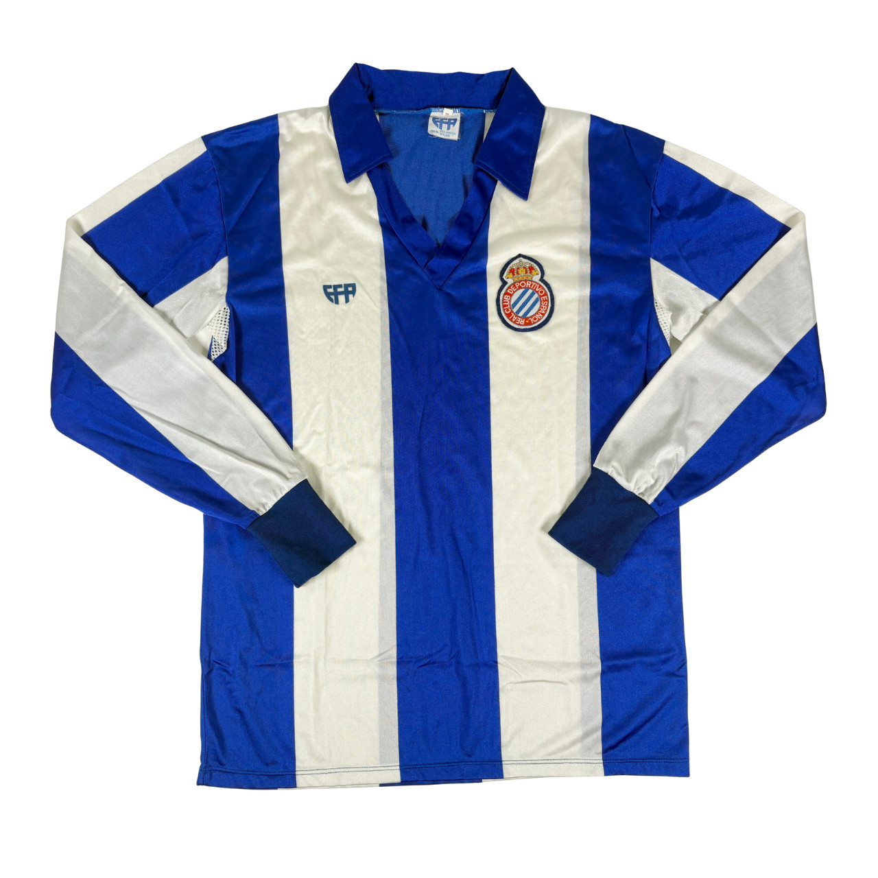 RCD ESPANYOL Barcelona 80s EFA Football Shirt 2 S Vintage Soccer Jersey