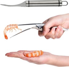 2 PCS Shrimp Deveiner Tool and Shrimp Peeler,Stainless Shrimp Knife ShrimpThread