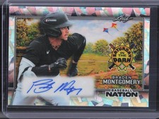 2026 Leaf Baseball Nation Braden Montgomery Saturday In The Park Auto /25