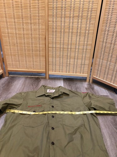 BSA Boy Scout Uniform Shirt Adult Mens Green Arizona New Mexico Medium h305 - Picture 7 of 9