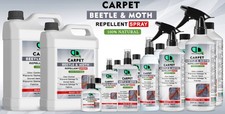 100% Natural Carpet Beetle Moth Repellent Spray Safe, Effective and Eco-Friendly