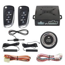 EASYGUARD EC003N-V-1 PKE Passive Keyless Entry Car Burglar Alarm Security Pus...