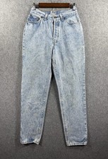 Vintage Levi  s 501 Acid Wash 80  s Button Fly Denim Women  s Size 27x29
